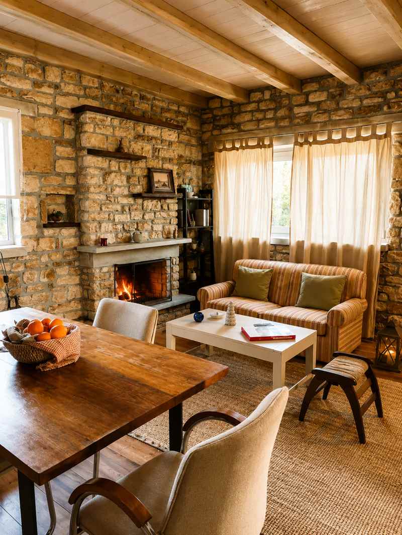 Εσωτερικό Deluxe Διαμέρισμα στο Epirus Stone Suites